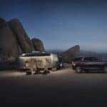 2021 Chevrolet Traverse Premier in Black Cherry Metallic towing trailer