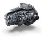 2020 Chevrolet Corvette transmission cutaway. 8-speed Dual Clutch Transmission
