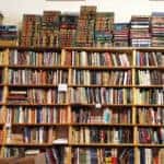 shevles of books in youngstown ohio bookstore