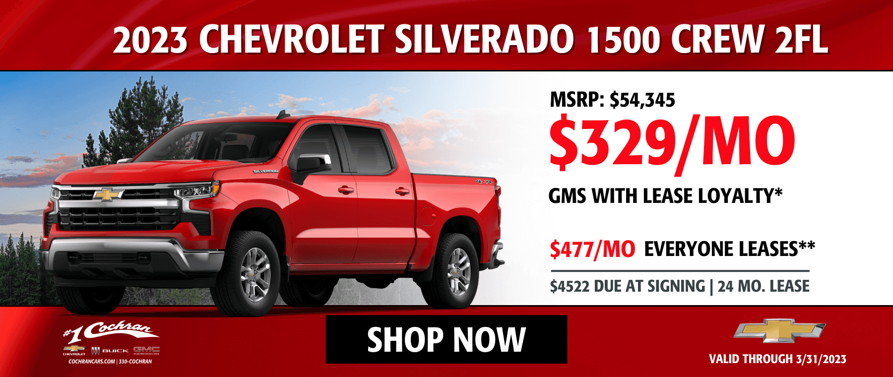 2023 Chevrolet Silverado Lease Offers