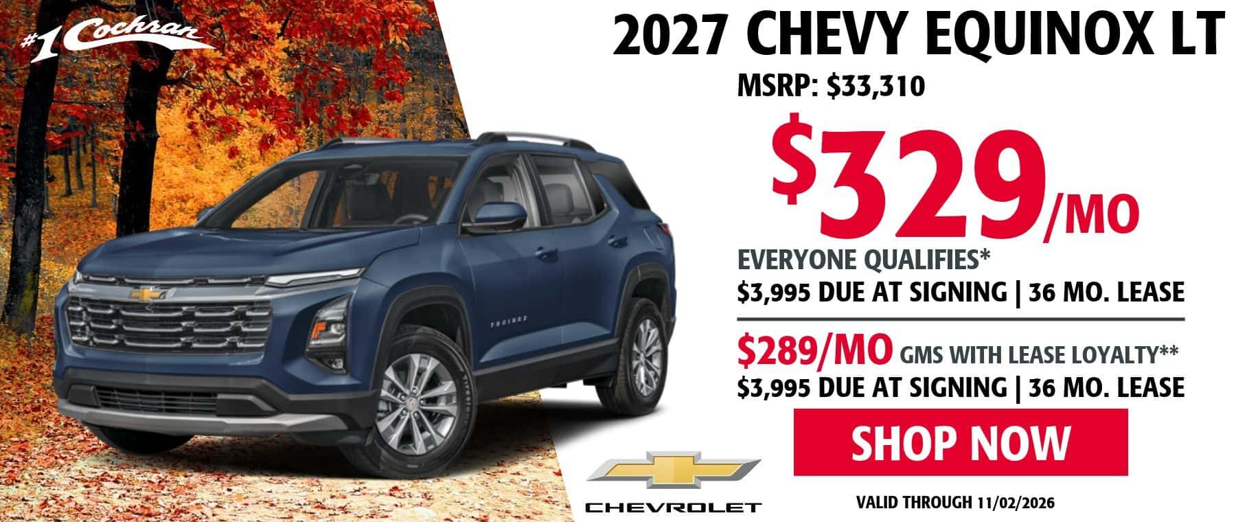 Oct 2026 Equinox Lease Offer