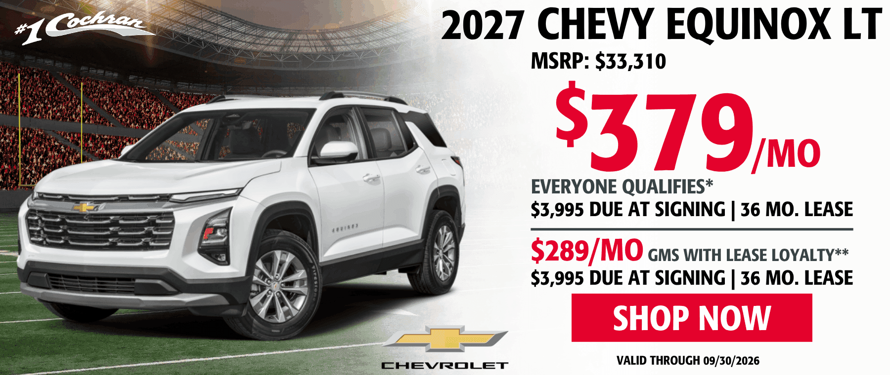 Sept 2026 Equinox Lease Offer