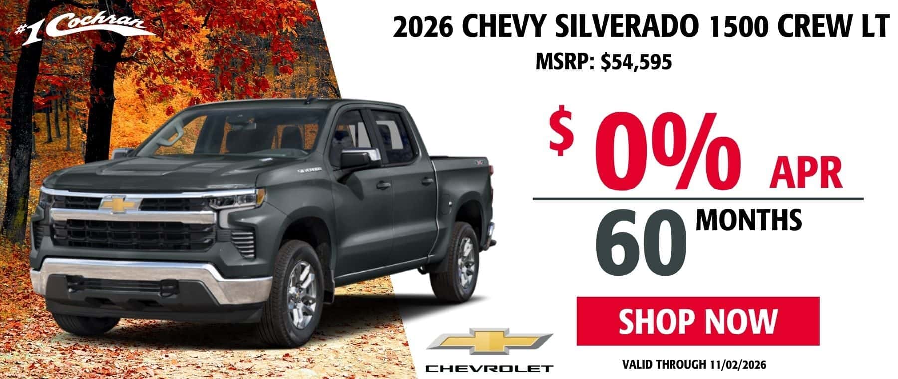 Oct 2026 Silverado Purchase Offer
