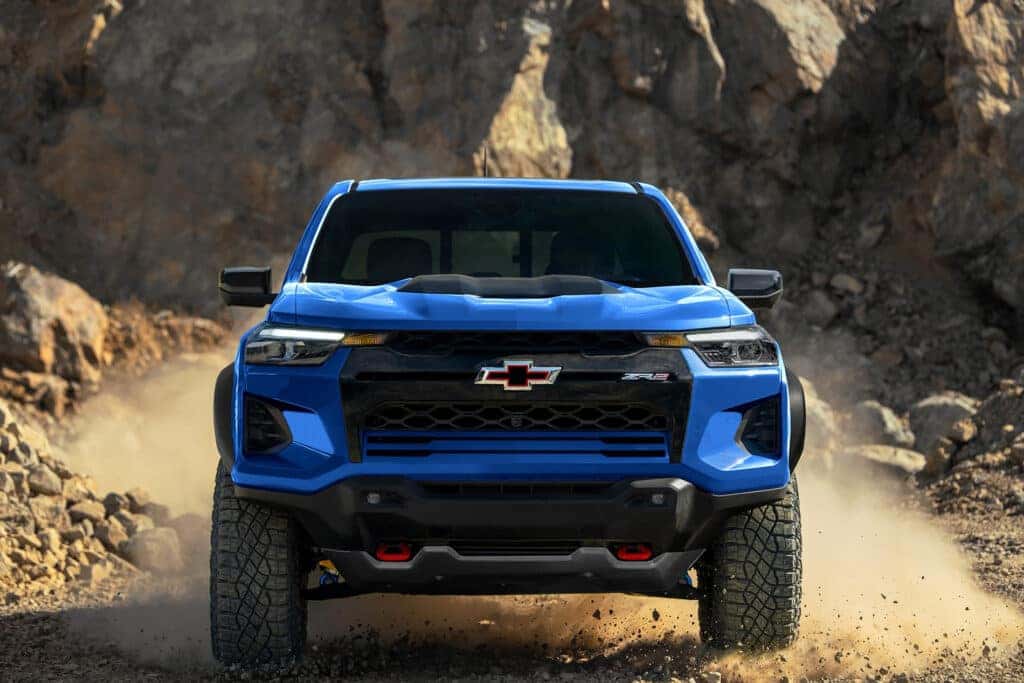 2026 Chevy Colorado blue truck