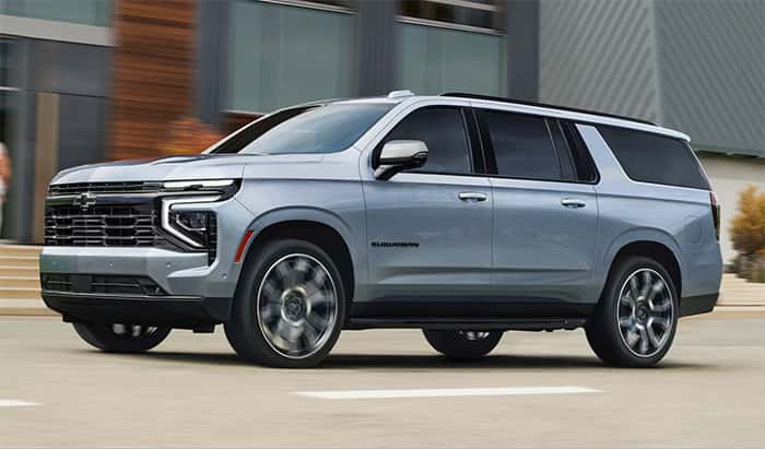 Silver 2026 Chevrolet Suburban