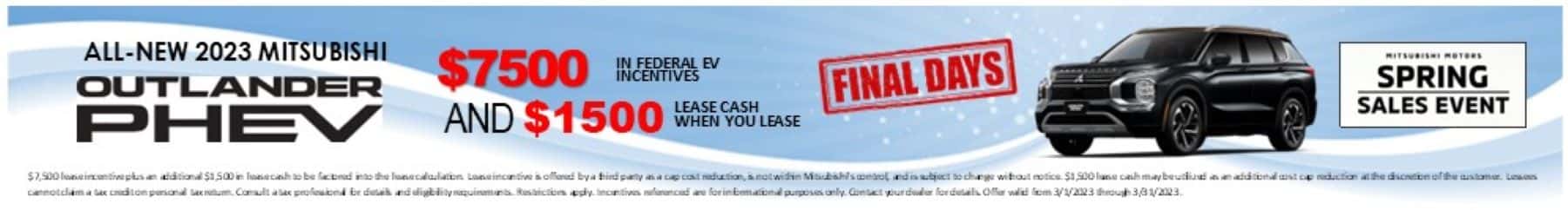 mitsu PHEV final days