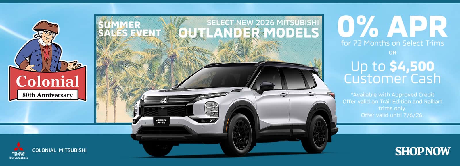 New 2026 Mitsubishi Outlander Models