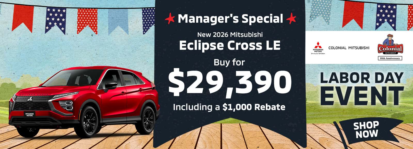 New 2026 Mitsubishi Eclipse Cross LE