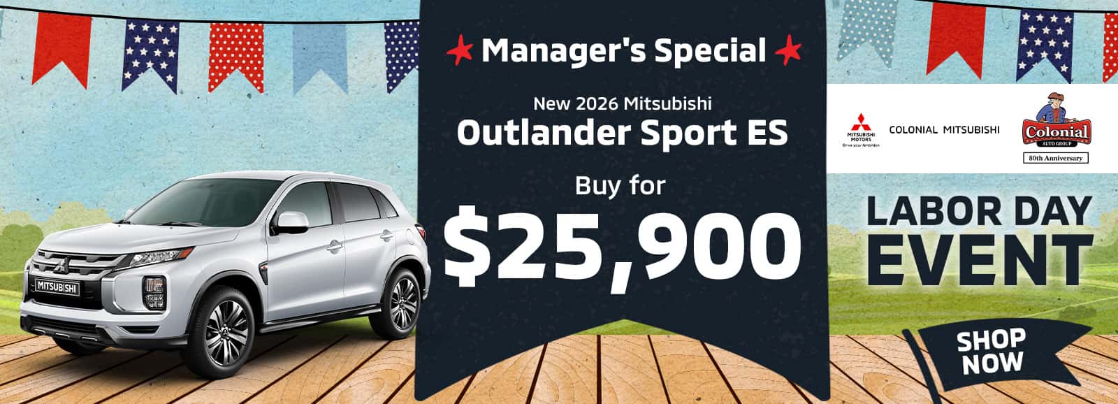 New 2026 Mitsubishi Outlander Sport ES