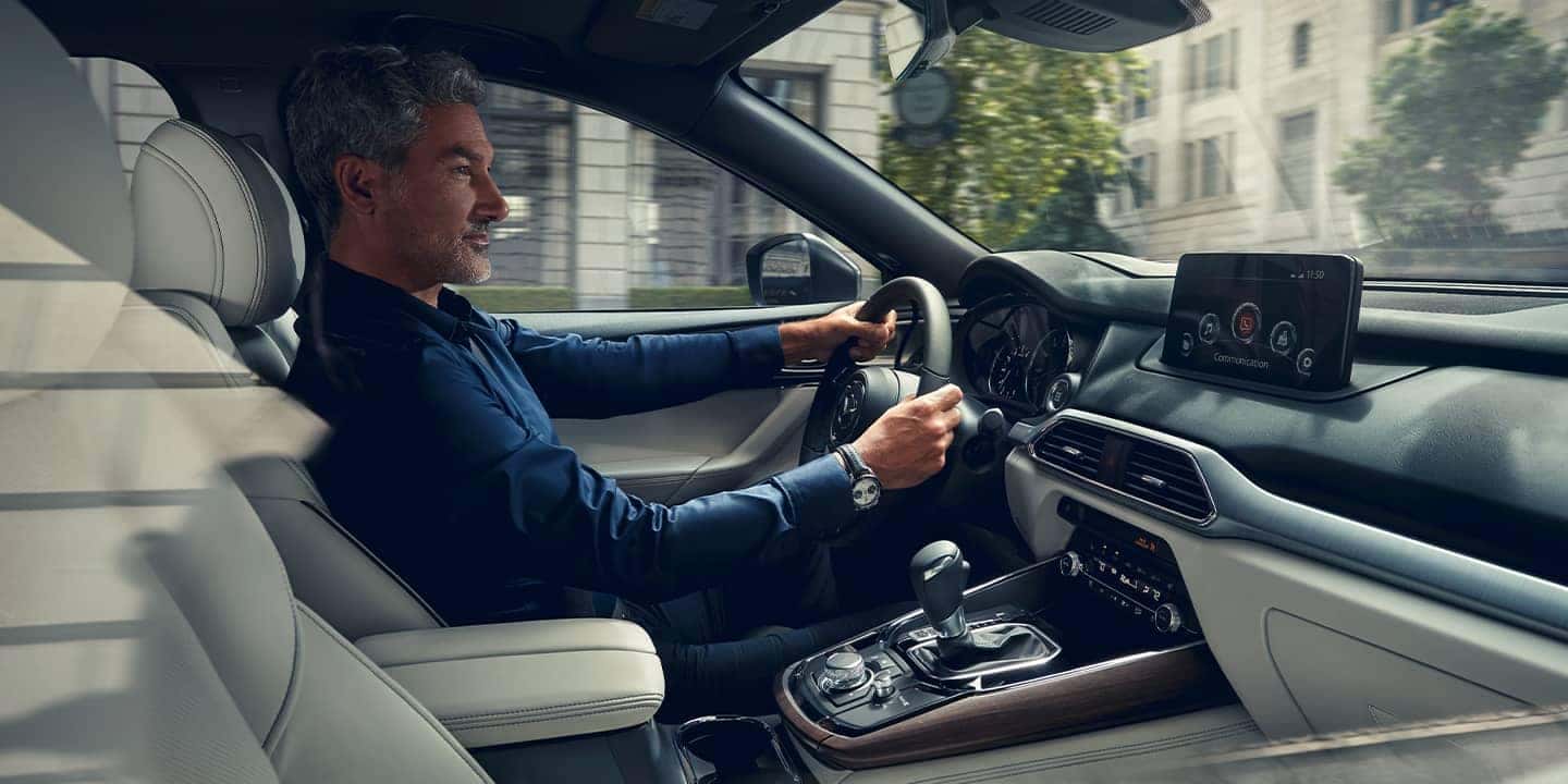 Mazda three-row SUV interior