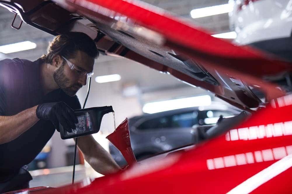 Mazda oil change service