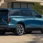 Rear exterior view of a 2025 Cadillac Escalade for sale in Racine, WI