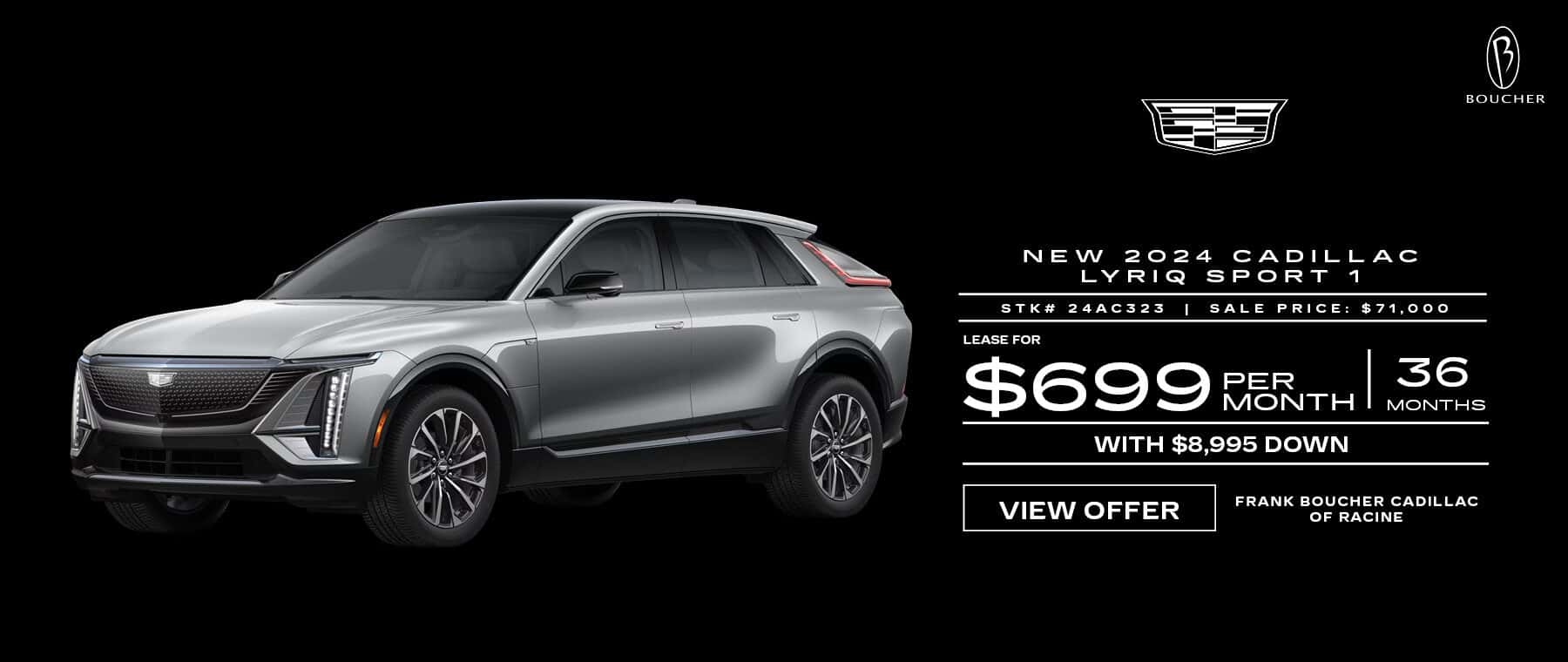 July 25 - 2024 Cadillac LYRIQ Sport 1 in Racine, WI