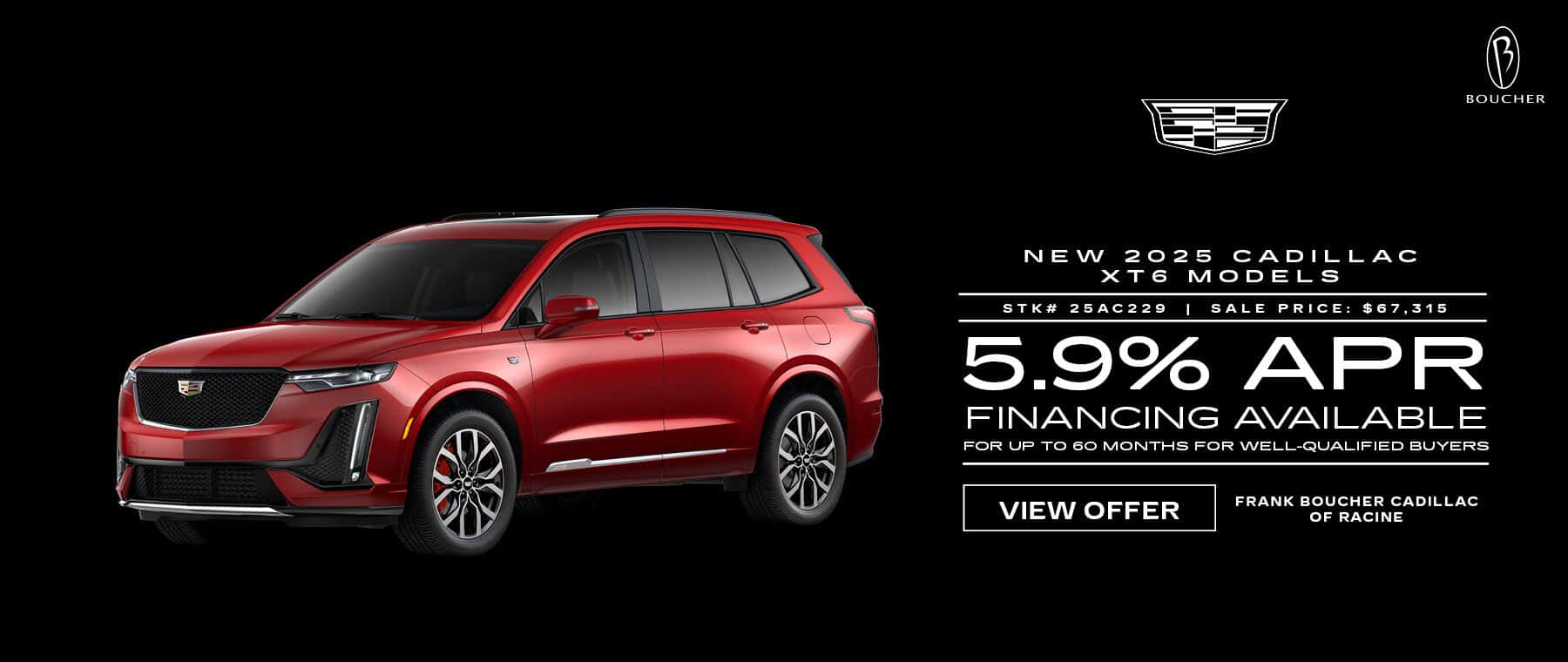 July 25 - 2025 Cadillac XT6 in Racine, WI