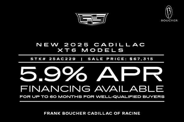 Save on a new 2025 Cadillac XT6 in Racine, WI