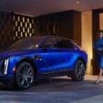 Front exterior view of the 2026 Cadillac LYRIQ for sale in Racine, WI