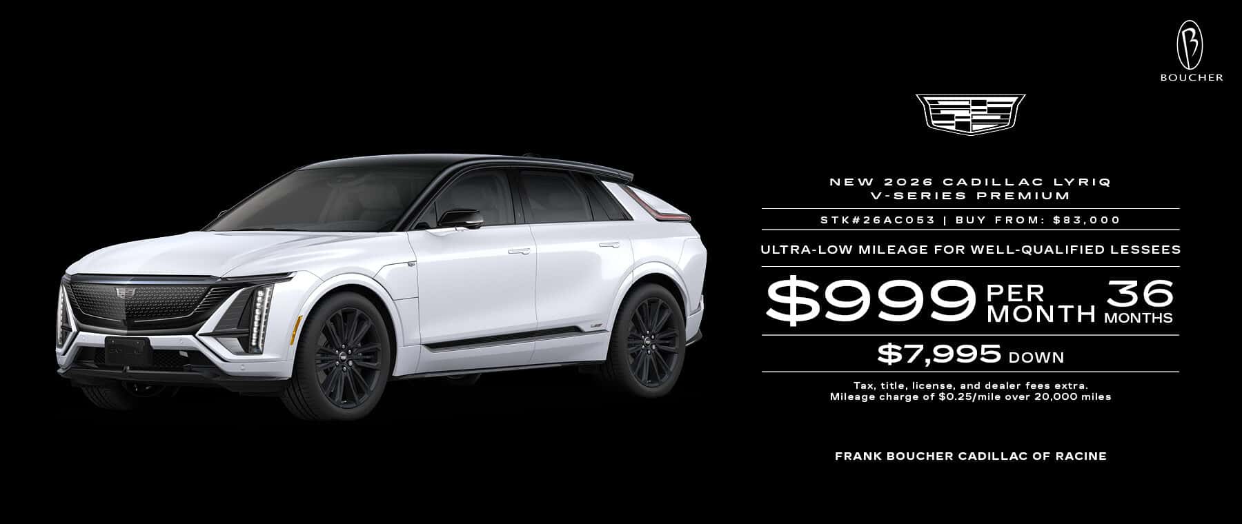 Save on a New 2026 Cadillac Lyriq V-Series Premium