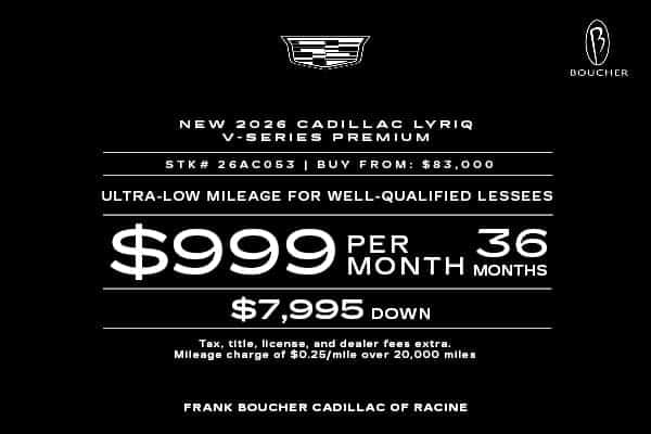  Lease a New 2026 Cadillac Lyriq V-Series Premium!