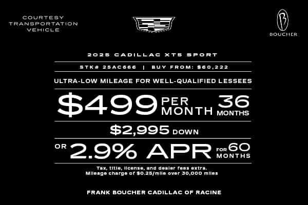Lease a New 2026 Cadillac XT5 Sport!