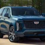 front exterior view of the 2026 Cadillac Escalade for sale in Racine, WI