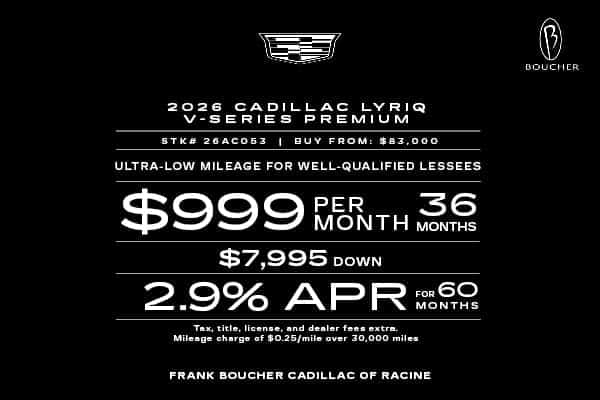 Save on New 2026 Cadillac LYRIQ V-Series Premium