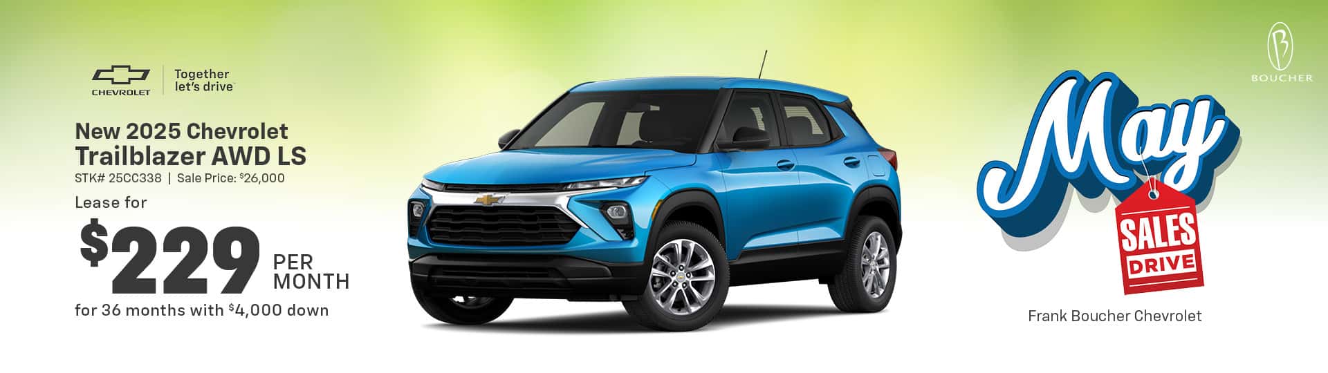 May 25 - 2025 Chevy Trailblazer AWD LS in Racine, WI
