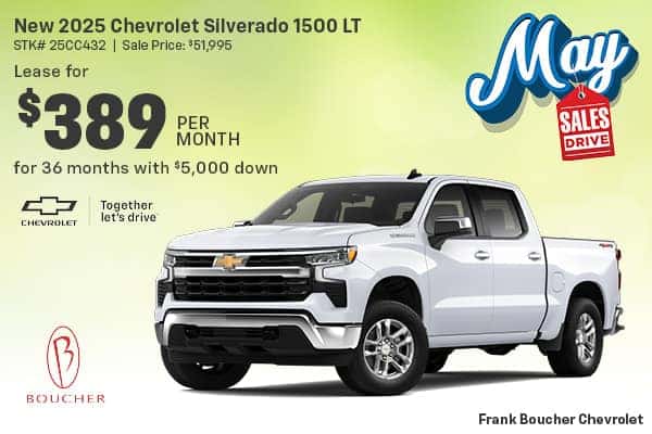 Lease a new 2025 Chevy Silverado 1500 LT in Racine, WI
