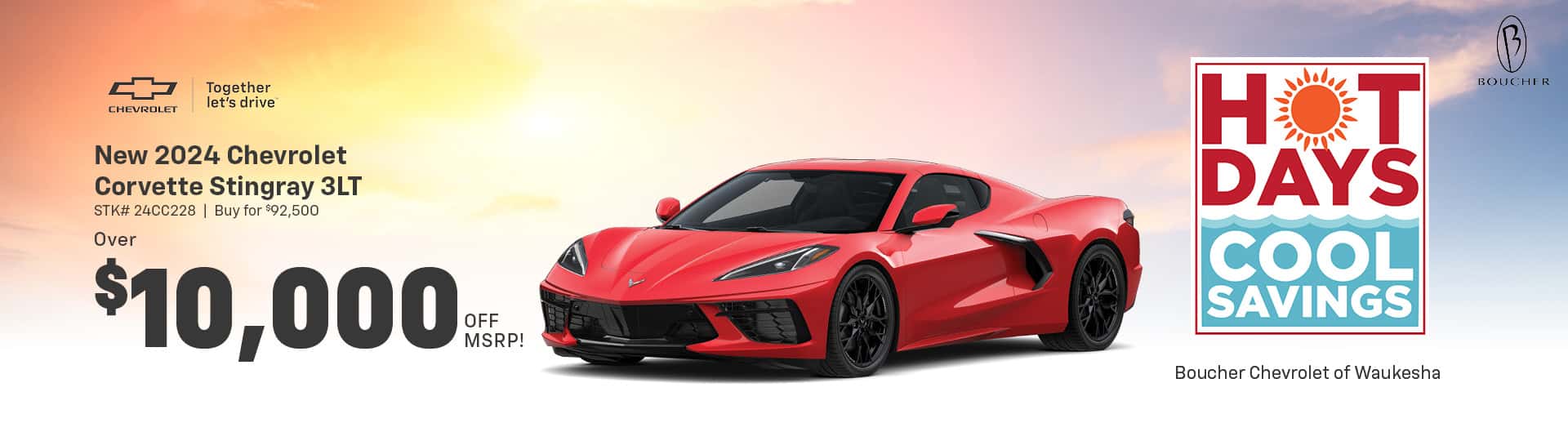 June 25 - 2024 Chevrolet Corvette Stingray 3LT in Racine, WI