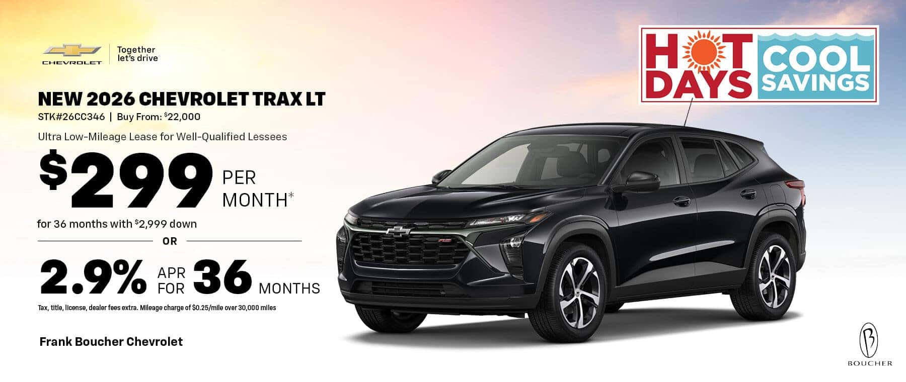 Save on a New 2026 Chevy Trax in Mount Pleasant, WI
