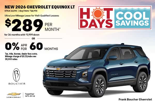 Save on a New 2026 Chevy Equinox LT!