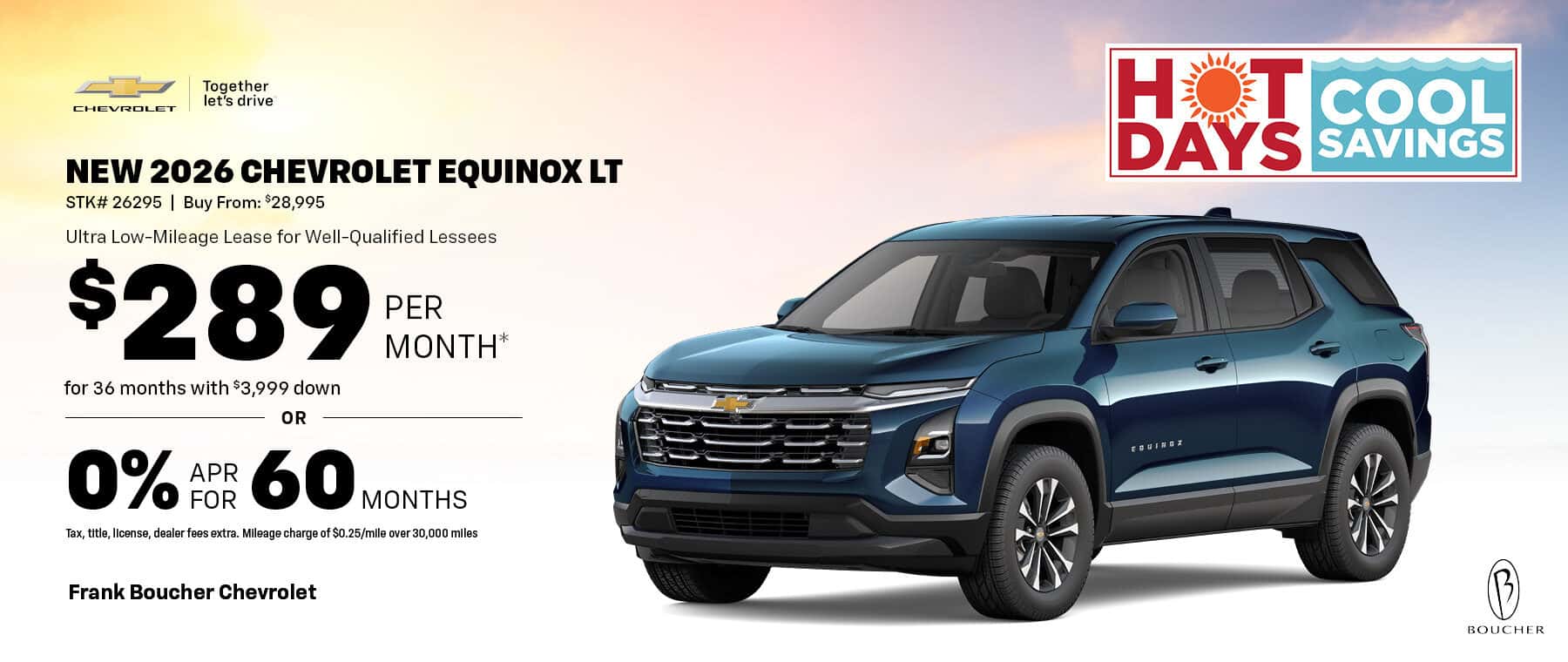 Save on a New 2026 Chevy Equinox LT in Mount Pleasant, WI
