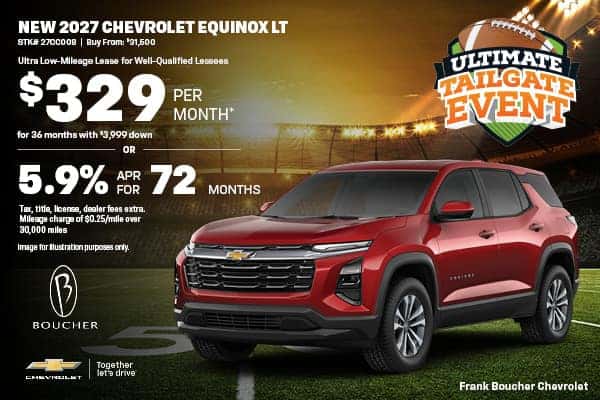 Lease a New 2027 Chevrolet Equinox LT!