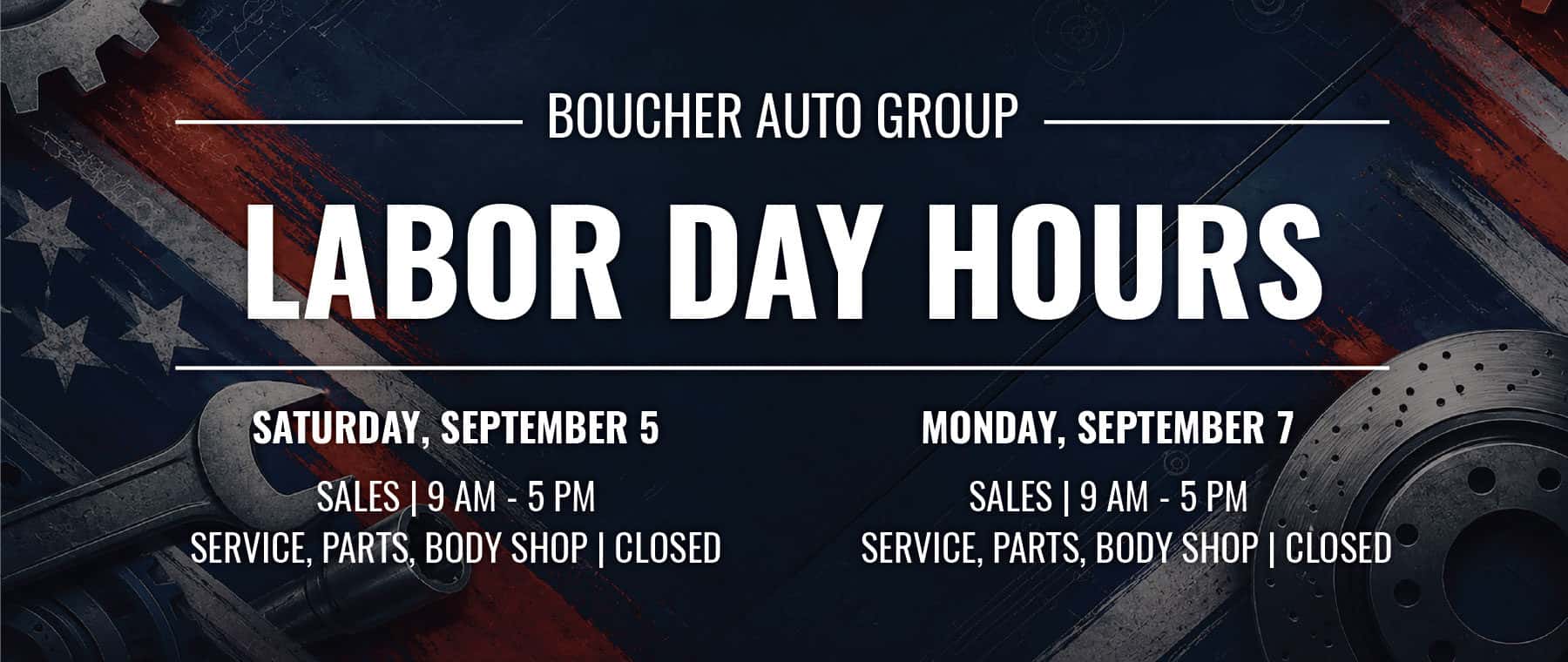 Labor Day Hours