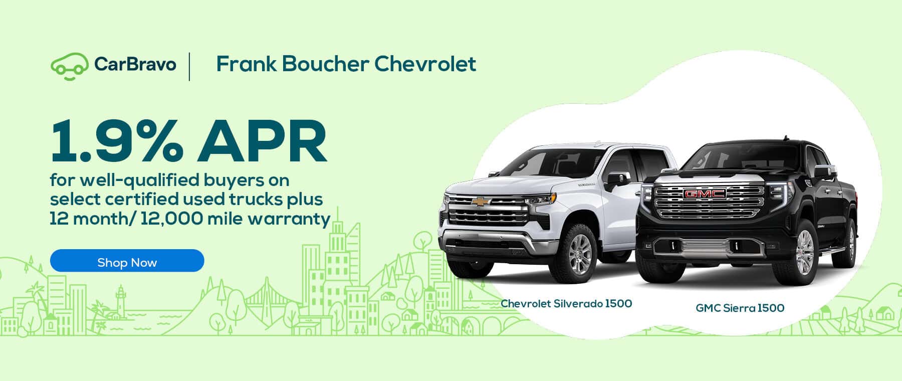 1.9% APR For Well-Qualified Buyers on Select Certified Used Trucks