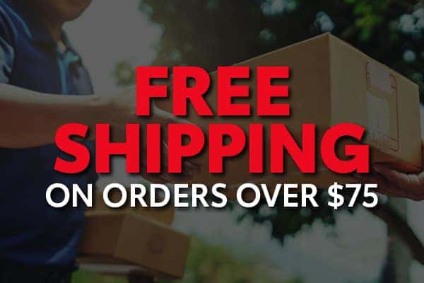 Free Shipping on Orders Over $75