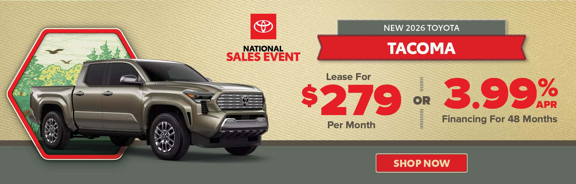 New 2026 Toyota Tacoma