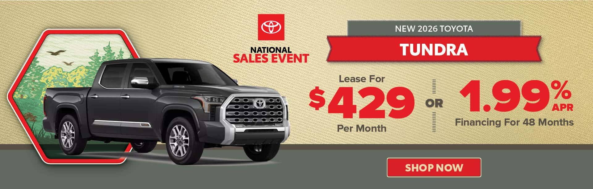 New 2026 Toyota Tundra