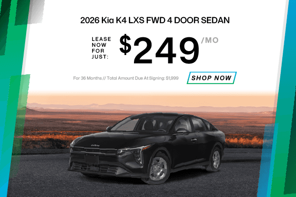 New 2026 Kia K4 LXS FWD 4 DOOR SEDAN