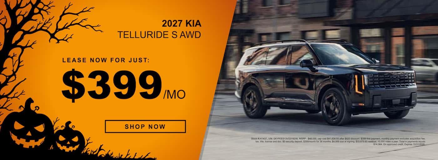 2027 KIA TELLURIDE S AWD 399 per month