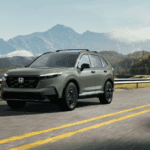 The 2026 Honda CR-V on the road