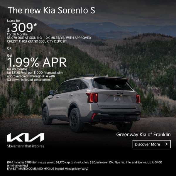 New Kia Specials in Franklin | Kia Lease Deals
