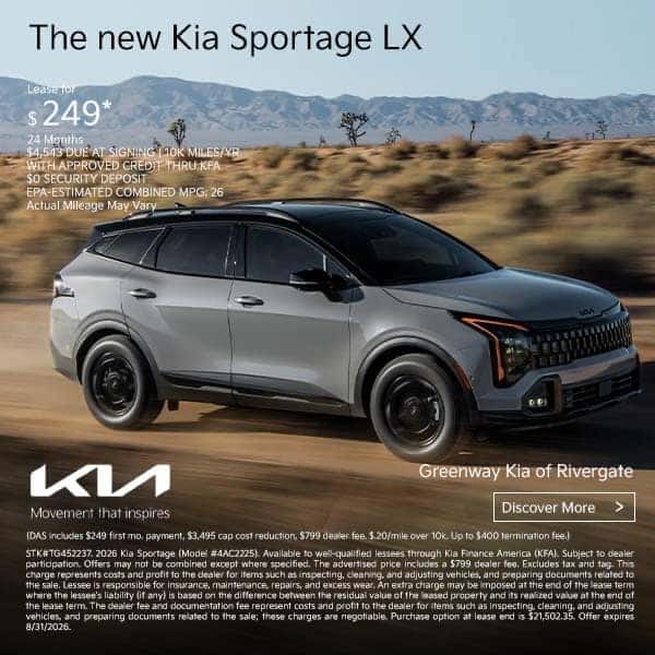 New 2026 Kia Sportage LX