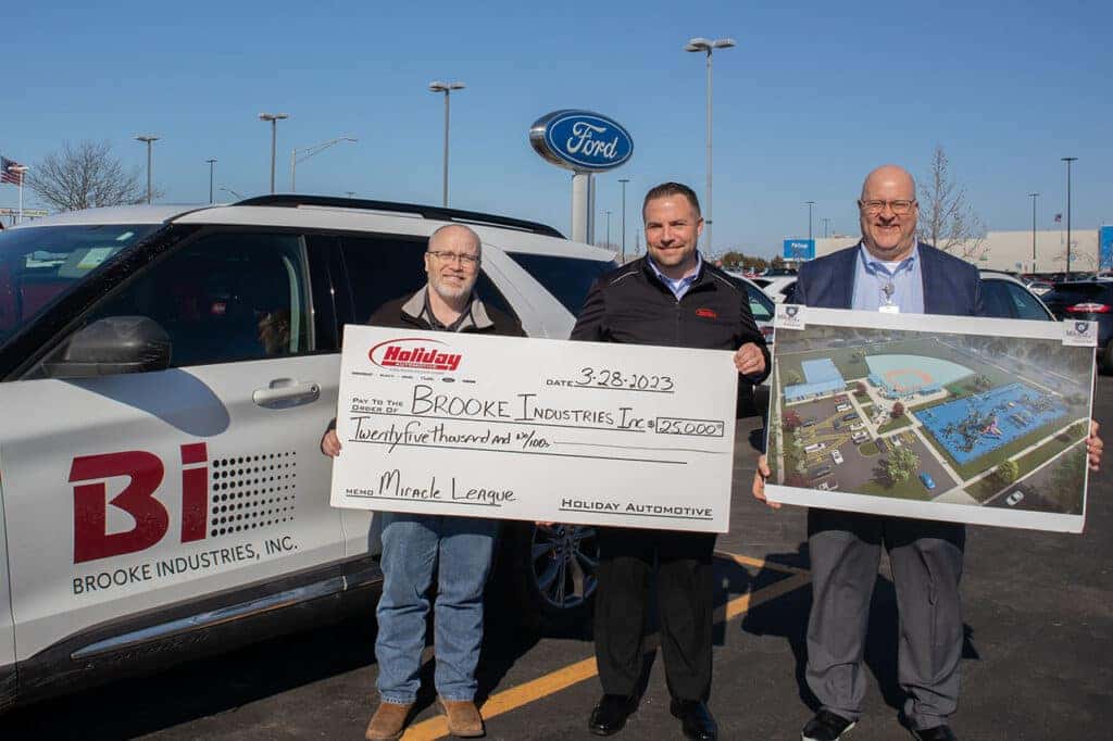 Supporting Inclusive Recreation: Holiday Automotive Donates to the Miracle League of Fond du Lac