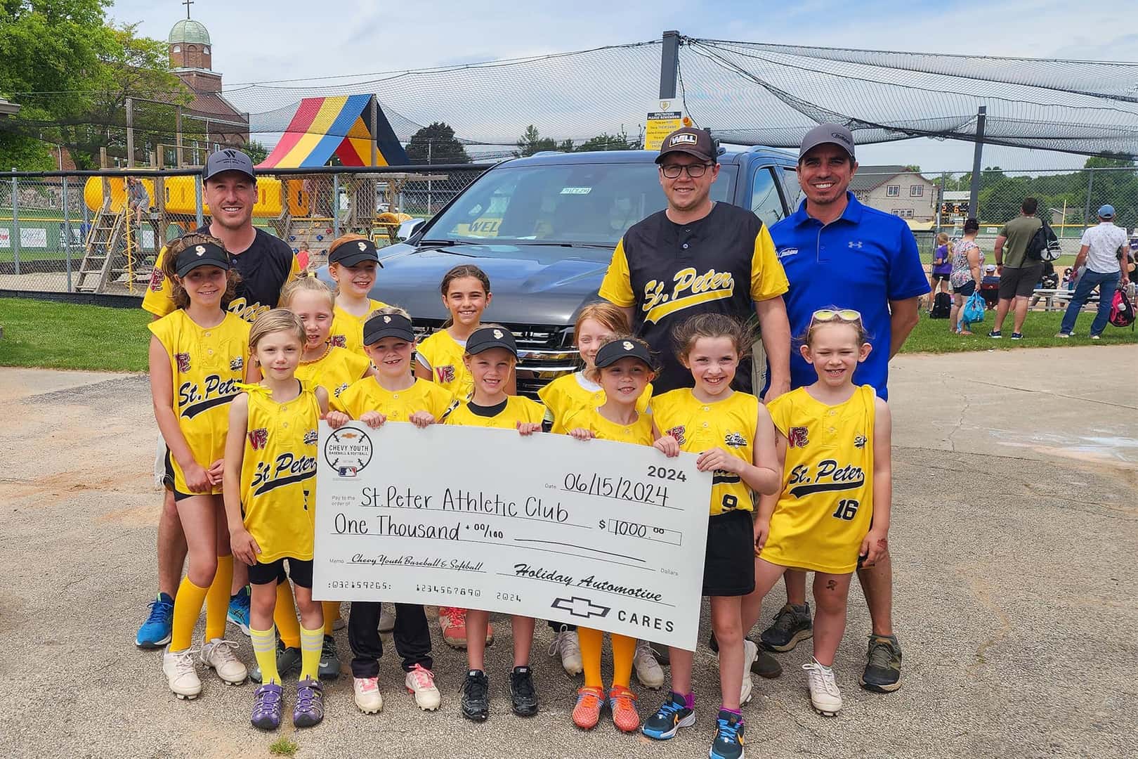 Holiday Automotive Supports St. Peter Athletic Club with Chevy Youth