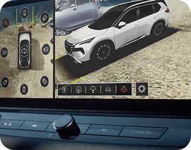 3D Around View Monitor with Invisible Hood View