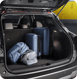 Wide cargo opening
