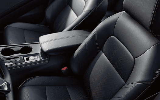 2026 Nissan Altima black leather front seats