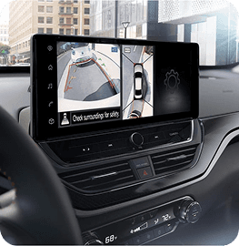 Intelligent Around View Monitor on Altima dashboard screen