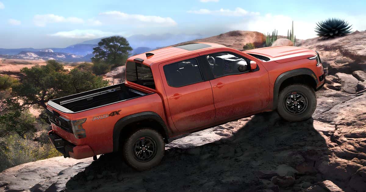 Hill Descent Control with Hill Start Assist feature in the 2026 Nissan Frontier PRO-4X