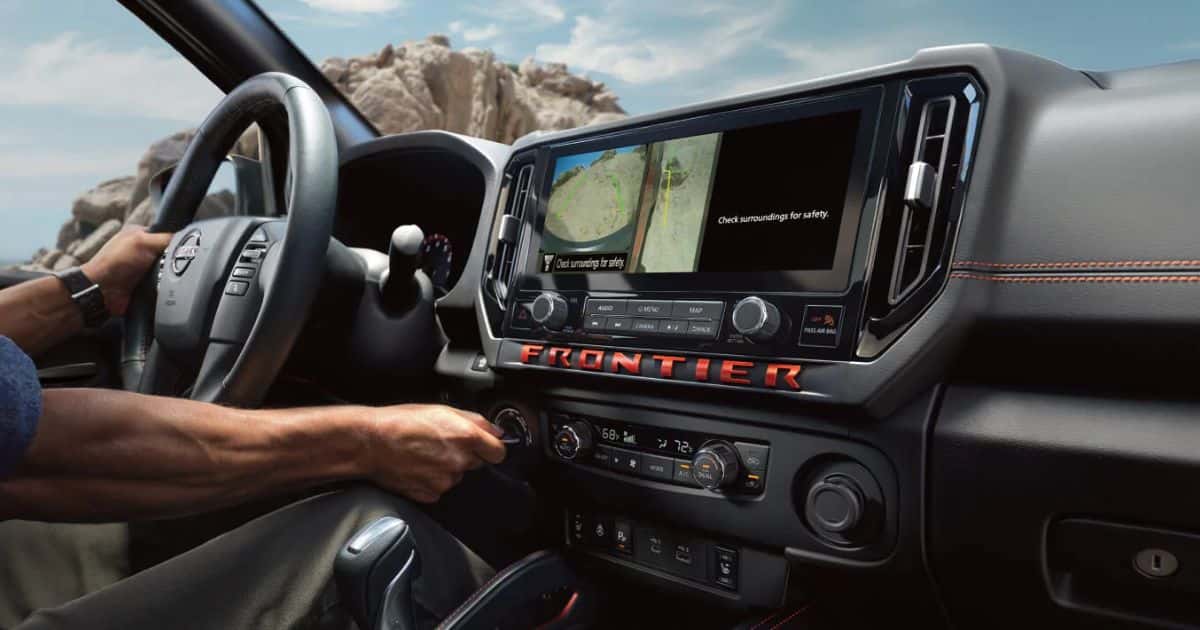 Intelligent Around View Monitor with Off-Road Mode feature in the 2026 Nissan Frontier PRO-4X